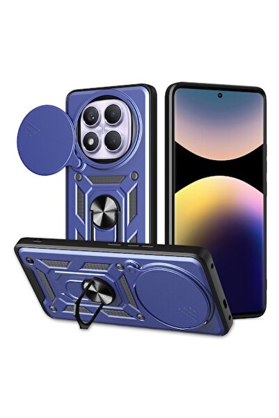 Modo Carcasă pentru Xiaomi Redmi Note 14 Pro 4G / Poco F7, M55 — Poliuretan — Albastră