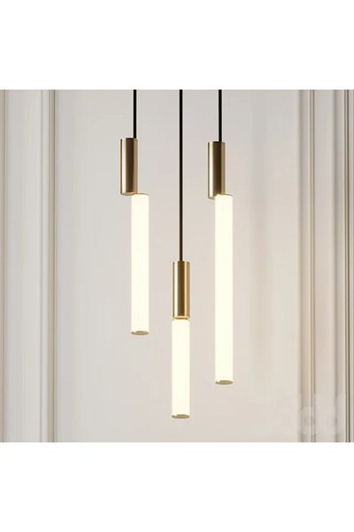 LUXXO Pendant equipped with LED, Gold Lumien, 12W, neutral light (4000K)