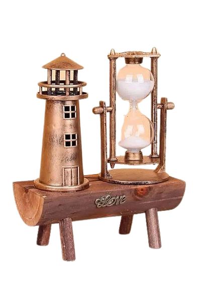 Kanonik Education Gift Hourglass Retro Decorative Lighthouse Hourglass