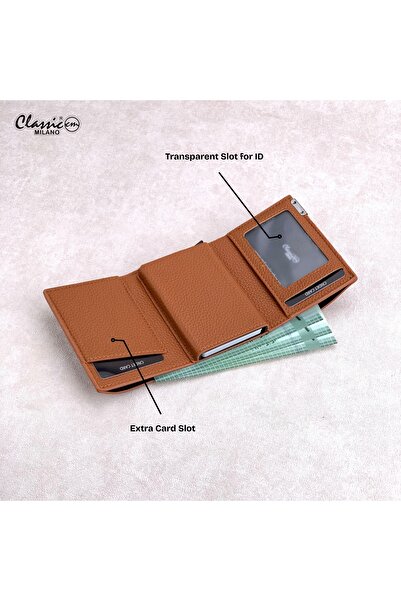Classic Milano RFID Blocking Faux Leather Wallet for Men and Women