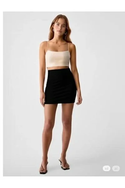 ECEYLÜL MODA Scuba Crepe Mini Skirt