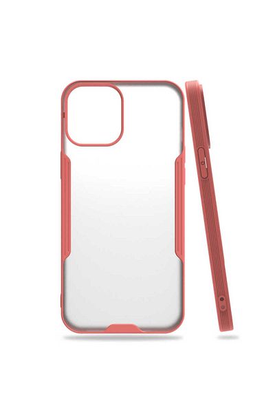 HTstore iPhone Compatible 12 Case Zore Parfe Cover-Pink