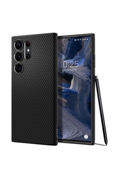 Spigen Samsung Galaxy S23 Ultra (S918) Case, Liquid Air, Black (ACS05614)