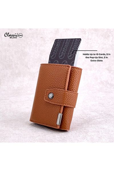 Classic Milano RFID Blocking Faux Leather Wallet for Men and Women