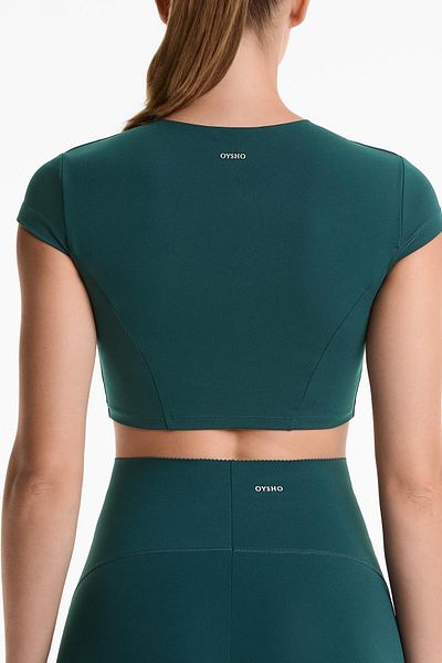 Oysho Compressive short-sleeved tank top