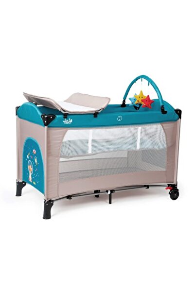 Juju Patut pliant 2 niveluri Sleepy Baby, Space Doggy