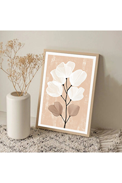 Dekorsiahome Τραπέζι σαλονιού κουζίνας με ξύλινο πλαίσιο μονοκόμματο BJSE TK1358