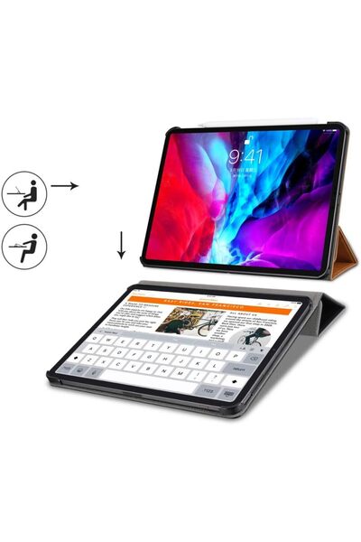 jisoncase Jasoncase iPad Pro 11-inch 2020 Leather Case with Pencil Holder - Black