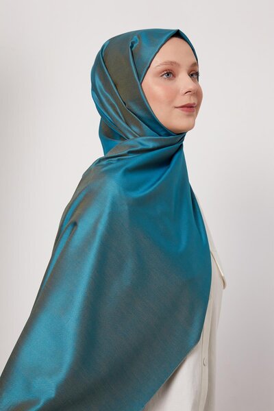 Levidor Çimen Yeşili İpek Şal