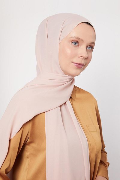 Levidor Light Salmon Lux Chiffon Shawl