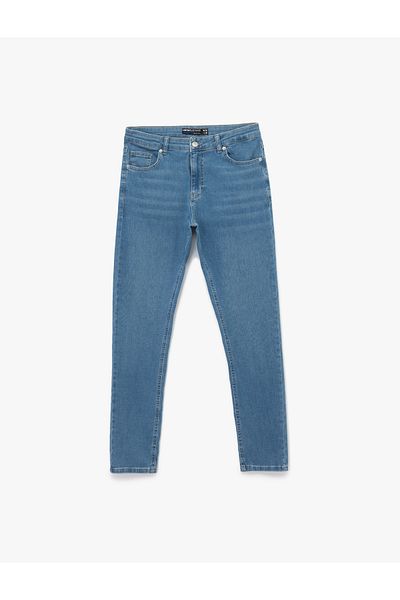 Koton Pantaloni skinny din bumbac cu talie normală - Michael Jean