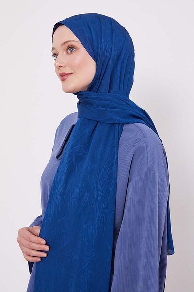 Levidor Saks Abstract Tulip Pattern Jacquard Capri Shawl
