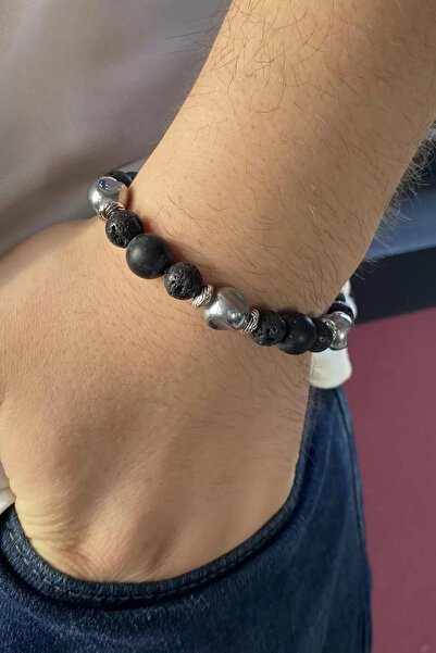 Mutenaura سوار رجالي أنيق مع تفاصيل خرزية