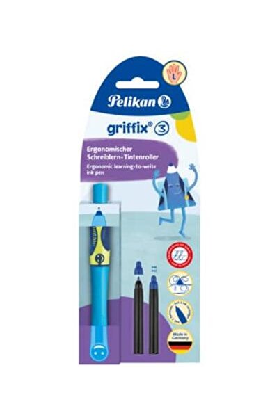 Pelikan Roller Griffix, pentru stangaci, culoare albastru,