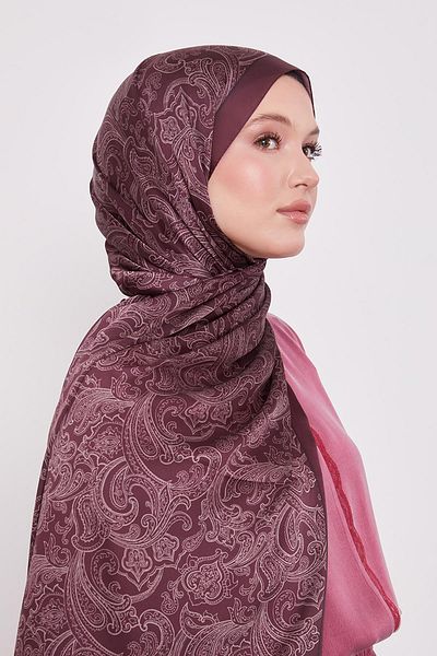 Levidor Cherry Pastel Tone Indian Silk Shawl