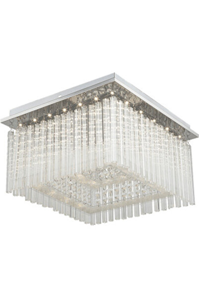 Rabalux Lampă de tavan LED Danielle 2448, 21W, 1750lm, lumină neutră, IP20, crom+transparent,