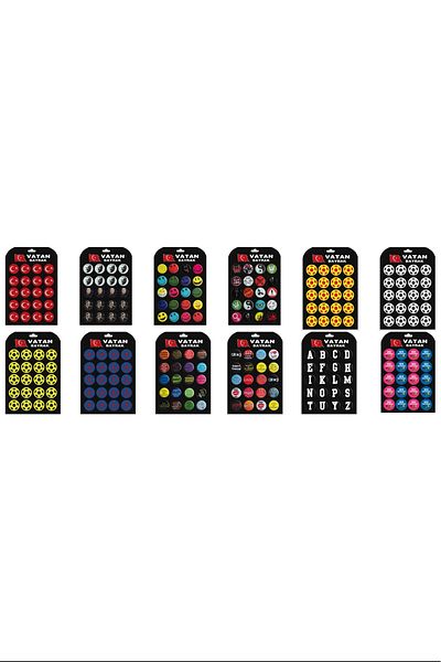 PRATİKOBA Bag badge vt653 20 pcs