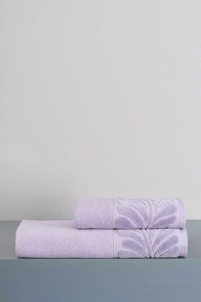 Denia Home Textile Bath Towel Set of 2 |   Palm |