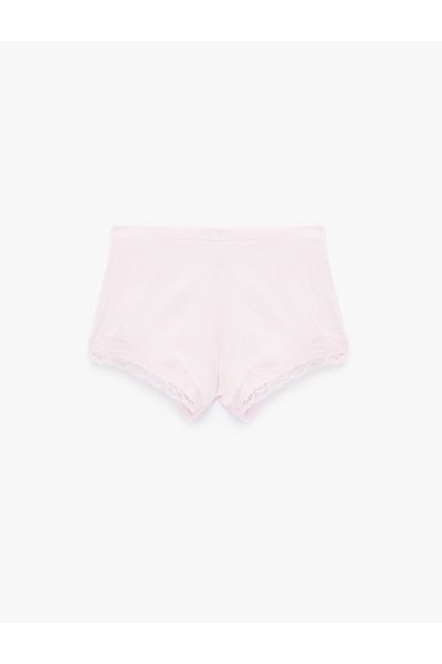 Koton Lace Detailed Satin Shorts Pajama Bottoms