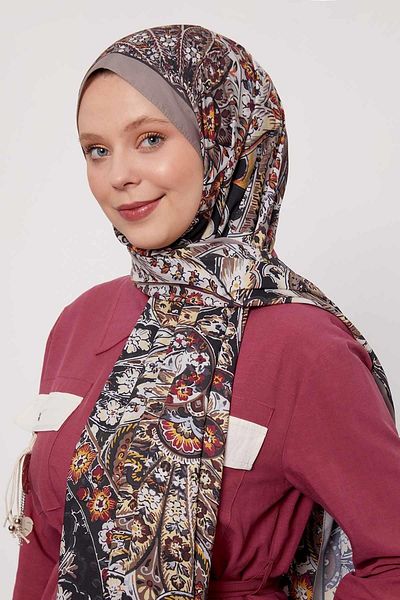Levidor Mink Abstract Flower Pattern Love Shawl