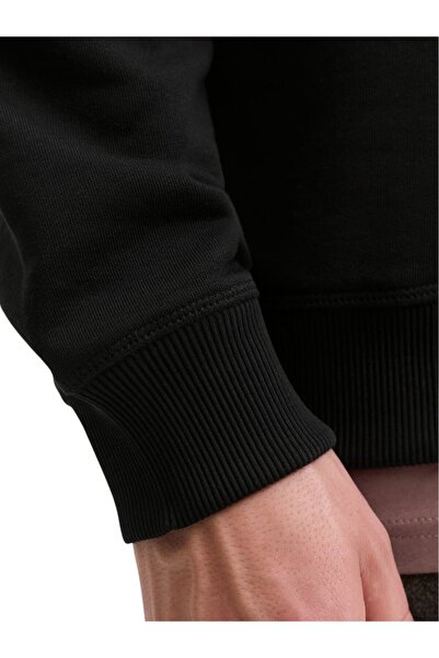 Jack & Jones Μπλούζα Φούτερ JACK & JONES Norrebro Emb Crew - 12282893-Μαύρο