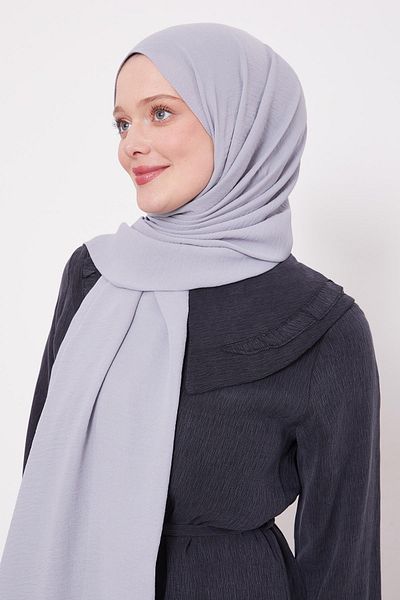Levidor Gray Plain Aerobin Shawl