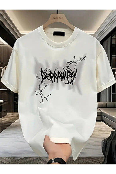 haha Lightning Printed T-Shirt for Men