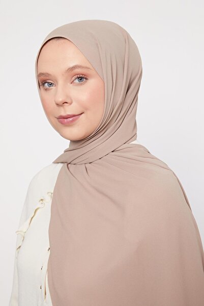 Levidor Σάλι σιφόν καφέ γαλακτώδες Lux