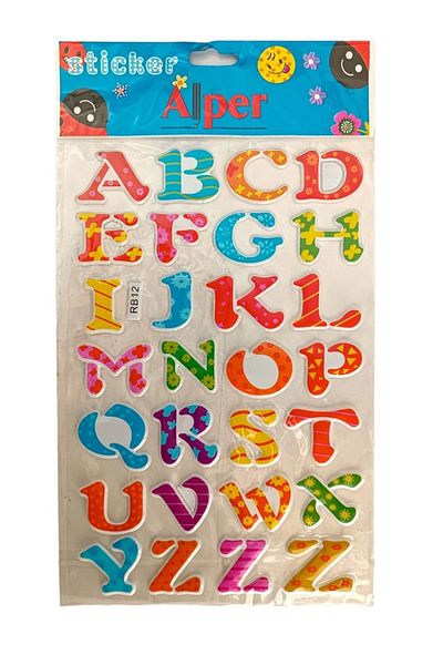 PRATİKOBA Alper Rb A4 Embossing Sticker 12 Pcs