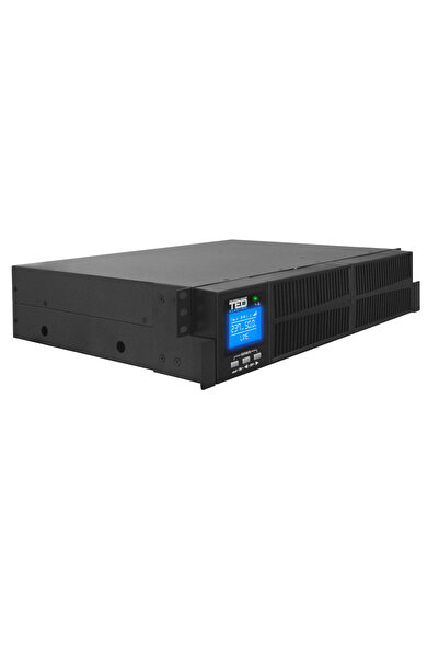 TED Electric UPS online rack/tower 2000VA 1800W cu conversie dublă, 5 ieșiri, gestionare de la distanță, TED004055
