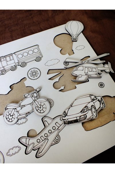 M.ART DEKORASYON Wooden Puzzle 0-6 Years