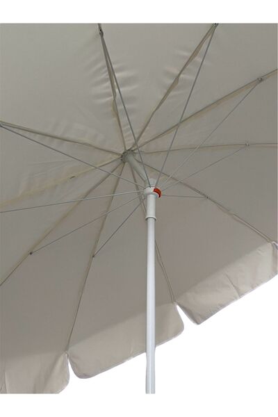 Düvenci 10 Telli Kalın Polyester Kumaşlı Balkon, Plaj Şemsiyesi (bidon Hariç)