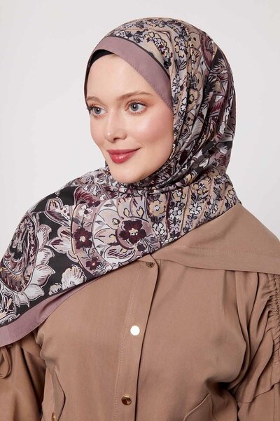 Levidor Σάλι αγάπης με αφηρημένο μοτίβο λουλουδιών K.Mink