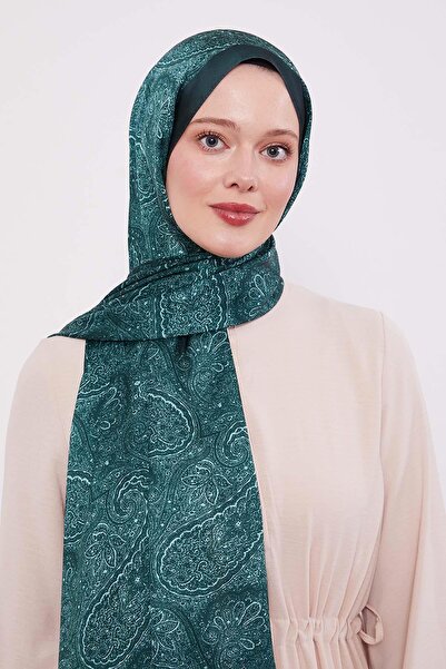 Levidor Emerald Authentic Pattern Indian Silk Shawl