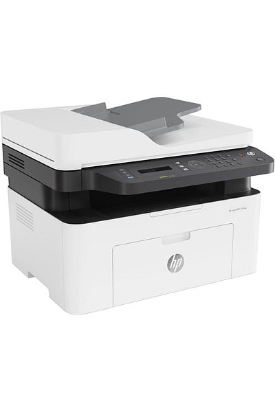 HP Laser MFP 137fnw Printer for Printing, Copying, Scanning - White
