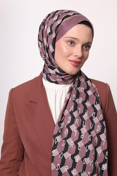 Levidor Rose Honeycomb Pattern Love Shawl