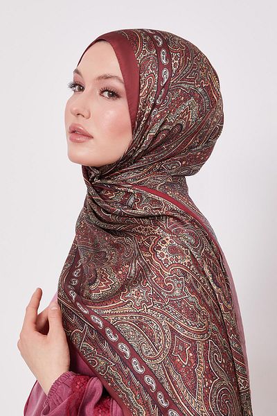 Levidor Cherry Edge Pattern Indian Silk Shawl