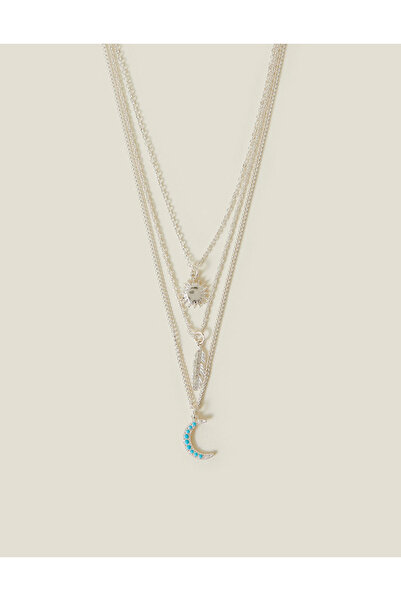 Accessorize CELLESTIAL LAYERED NECK Gold