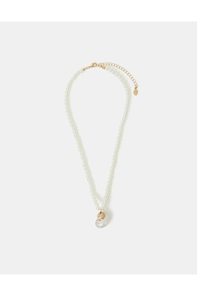 Accessorize PEARLISED MERMAID SHELL P Gold