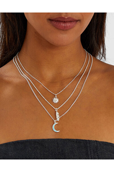 Accessorize CELLESTIAL LAYERED NECK Gold