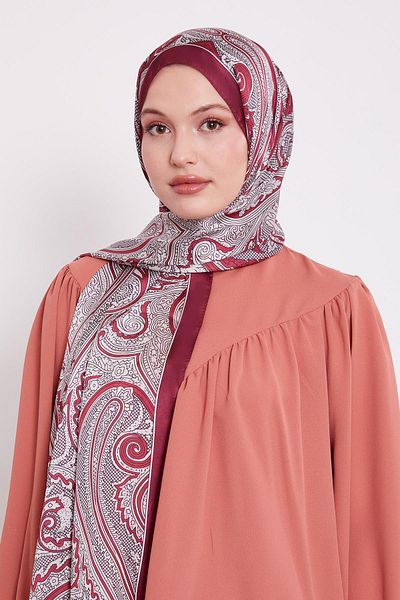 Levidor Cherry Spiral Indian Silk Shawl