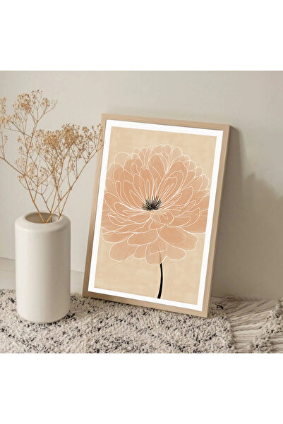 Dekorsiahome Masa dintr-o bucată cu cadru din lemn pentru sufragerie, sufrage...