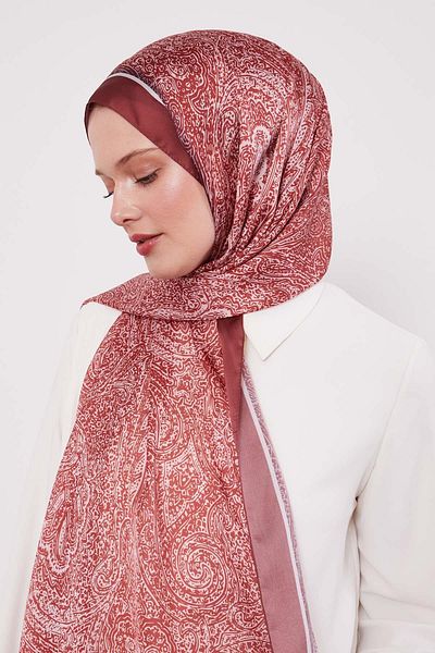 Levidor Tile Mixed Pattern Indian Silk Shawl