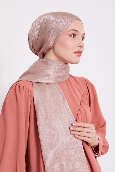 Levidor Rose Ethnic Pattern Italian Jacquard Shawl