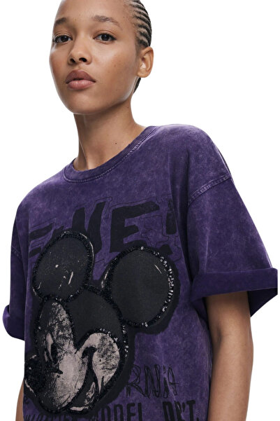 Desigual Fugaz Mickey Loose T-Shirt - 25WWTK60-2010