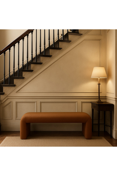 THE IVY CONCEPT STORE CHESTNUT RIDER UZUN Kadife Bank / Bench
