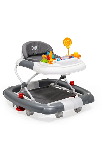 Duux Kidido 3 Kademeli Yükseklik Ayarlı Sallanan Bebek Yürüteci Gri