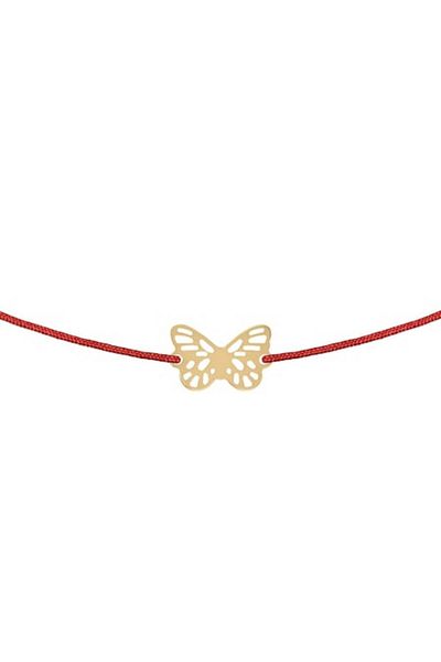 OEM Children's Bracelet Flutter Pendant Adjustable Cord 14K Gold