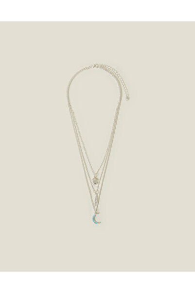 Accessorize CELLESTIAL LAYERED NECK Gold