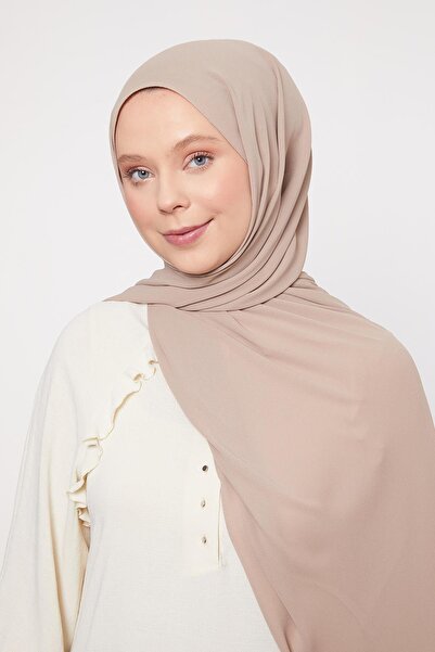 Levidor Σάλι σιφόν καφέ γαλακτώδες Lux